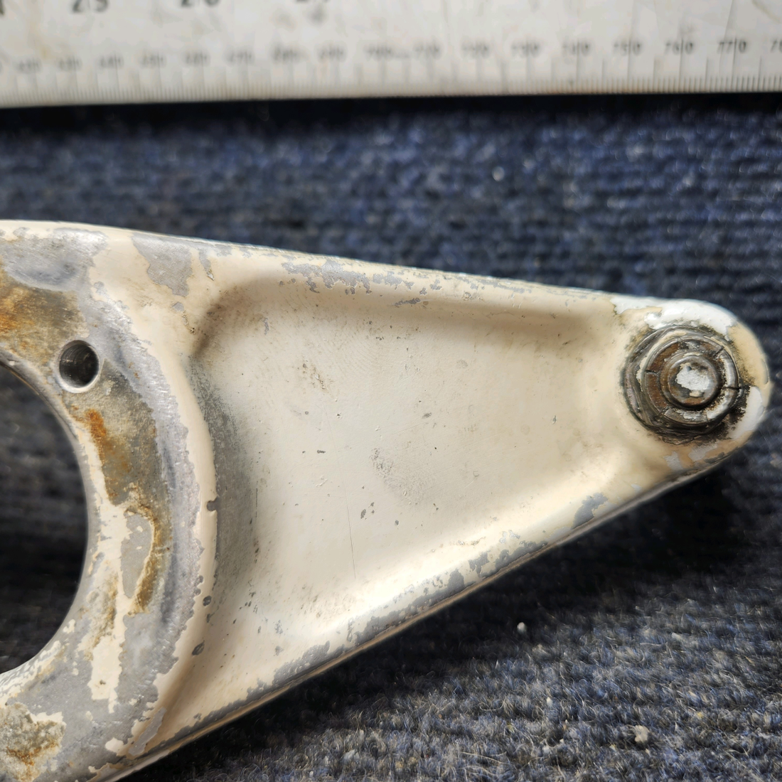 Used aircraft parts for sale, 44386-003 Piper PA32RT-300 Nose Wheel Steering Arm Assembly