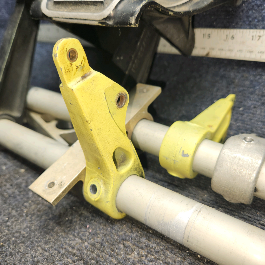 Used aircraft parts for sale, 169-524013-1 Beechcraft C23 SUNDOWNER Rudder Pedal Installation Assy