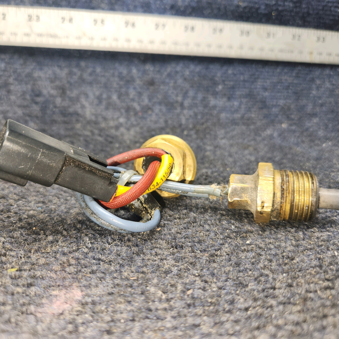 Used aircraft parts for sale, Tt02634 Tenis Lycoming O-540 PIPER PA-24-250 Threaded Heat Element - 115V