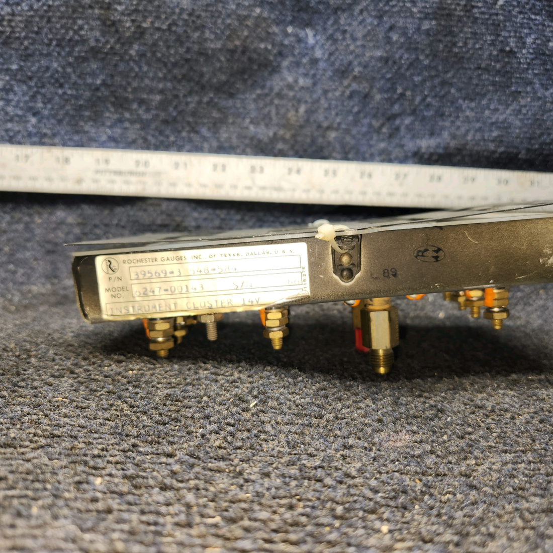 Used aircraft parts for sale, 548-584 Rochester Gauges Piper PA34-220T Intrument Gauge Cluster (12V)