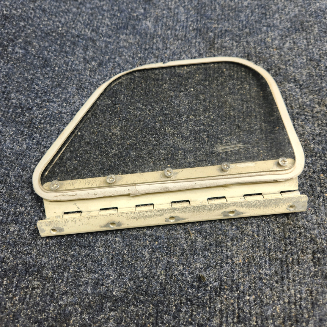 Used aircraft parts for sale, 65896-000 Piper PA32RT-300 STORM WINDOW ASSEMBLY WITH HINGE
