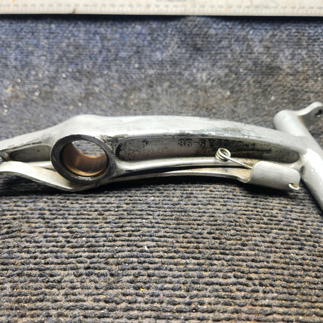 Used aircraft parts for sale, 35-524060-3 Beechcraft 35-33 Rudder Pedal Arm - RH