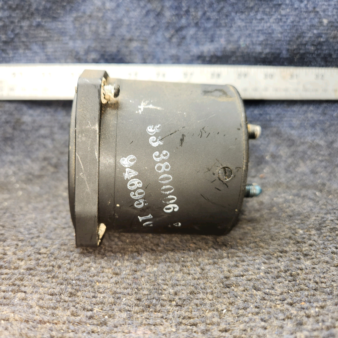 Used aircraft parts for sale, 22-262-017 Garwin Beechcraft 35-33 Manifold Pressure Gauge and Fuel Flow Indicator