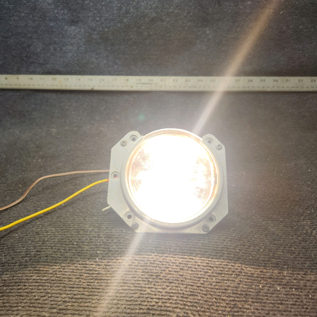 Used aircraft parts for sale, 0423542-6 Cessna 172F Landing Light Bracket Assembly with bulb