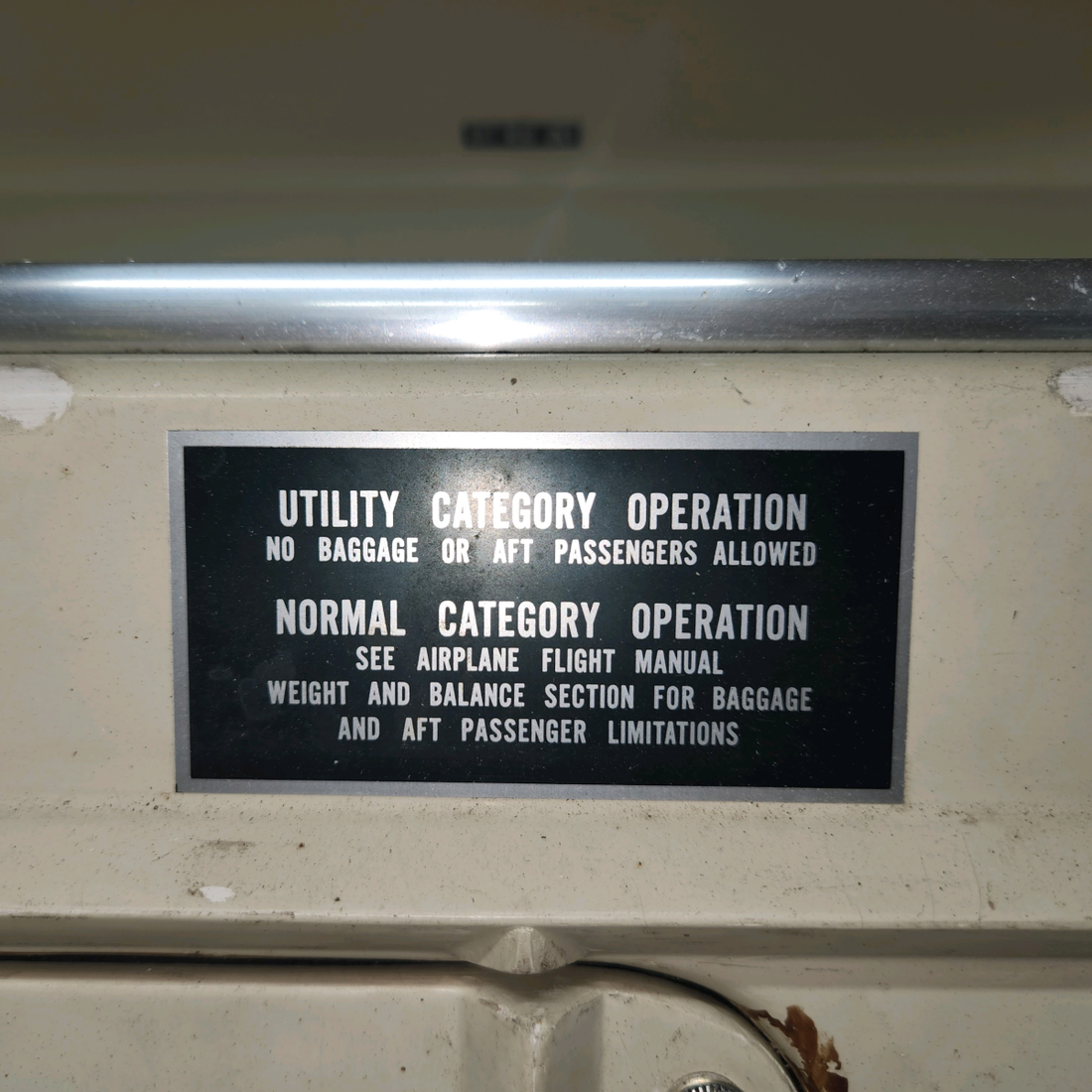 Used aircraft parts for sale, 66670-000 Piper PA28-140 Cabin  Bulkhead Rear Assy With Door