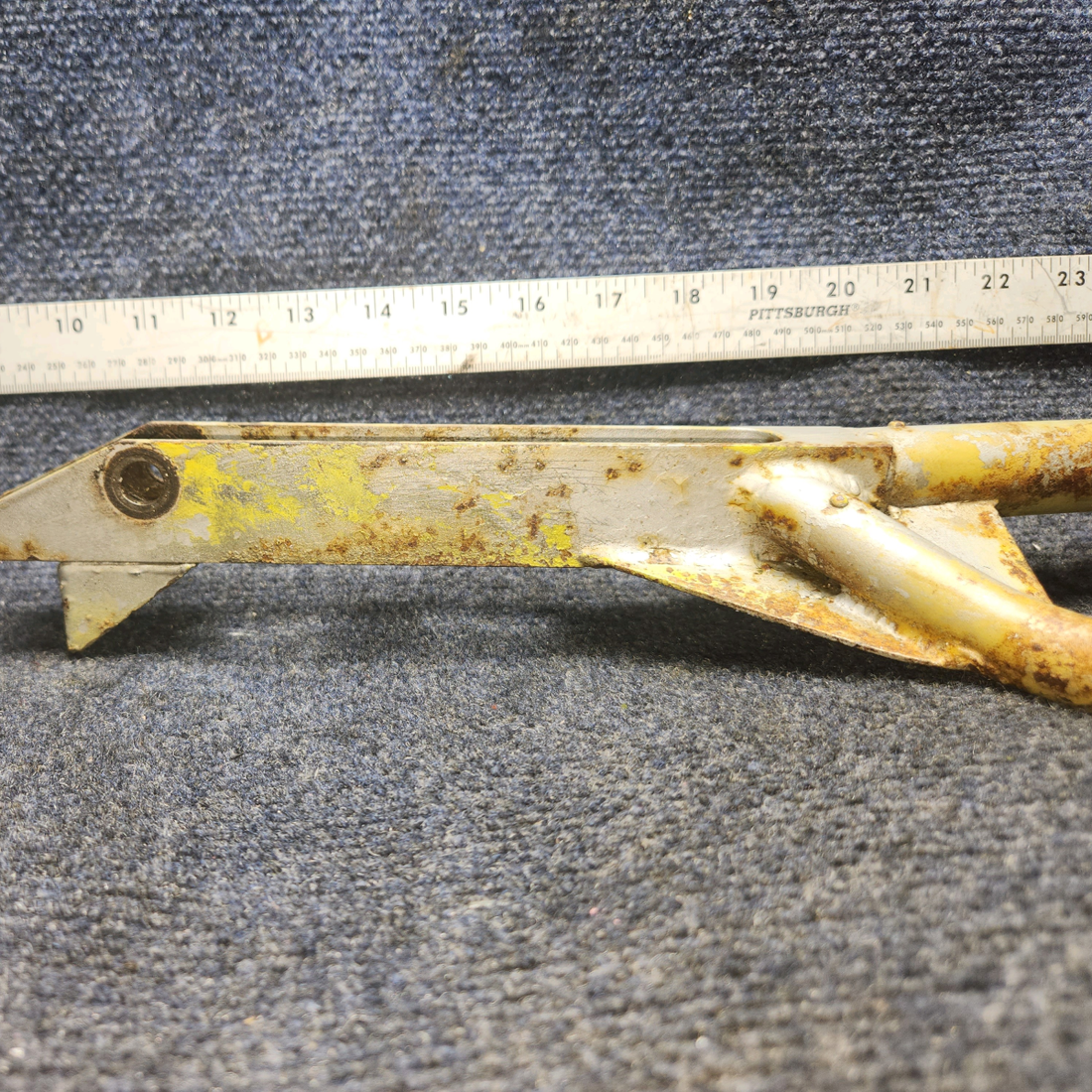 Used aircraft parts for sale, 169-810027-1 Beechcraft A24R Main Gear Retract Brace LH