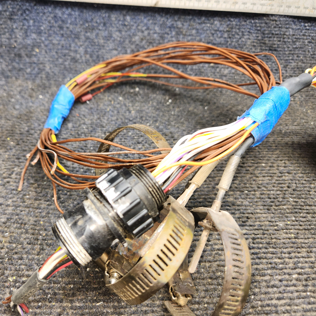 Used aircraft parts for sale, E-4 EGT Electronics International E-4 cessna 150G 4-Channel EGT with Connector and Probes