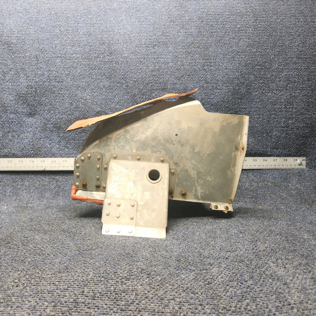 Used aircraft parts for sale, 99589-000 Piper PA28-140 Front Baffle - LH