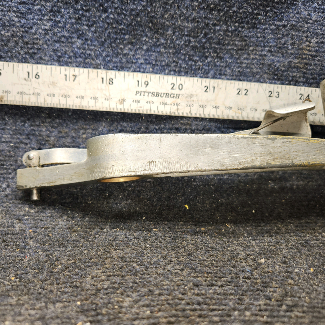 Used aircraft parts for sale, 35-524011, 35-524060-2 BEECHCRAFT F35 Rudder Pedal and Arm