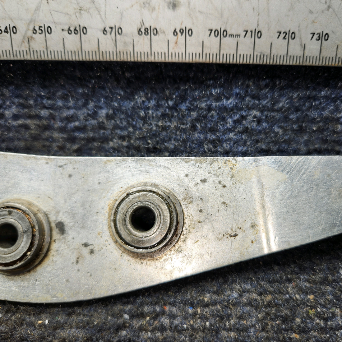 Used aircraft parts for sale, 0513200-1 Cessna 172E Elevator Bellcrank Fwd