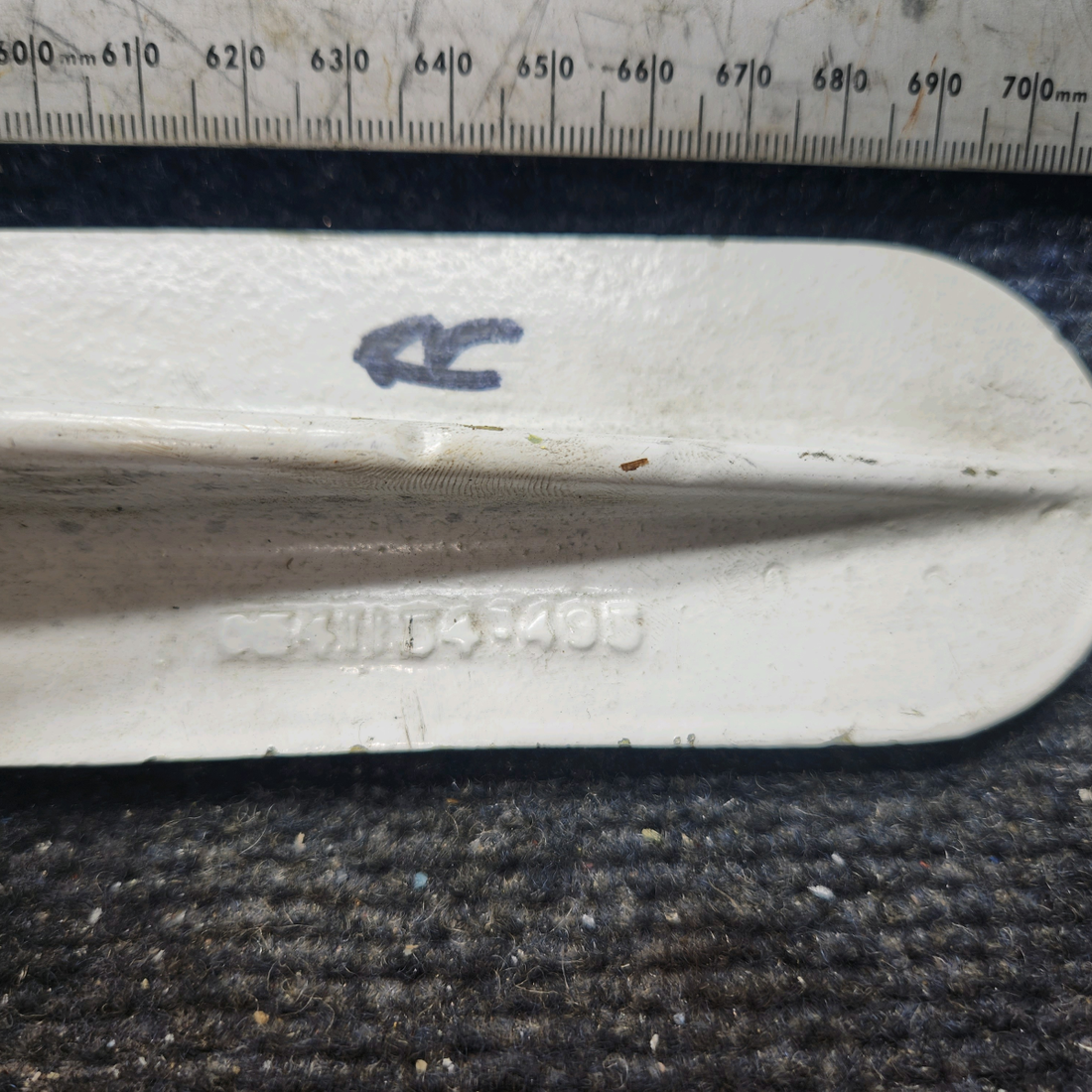 Used aircraft parts for sale, 0541155-2, 0541154-1 cessna 150G Main Gear Step with Bracket – RH