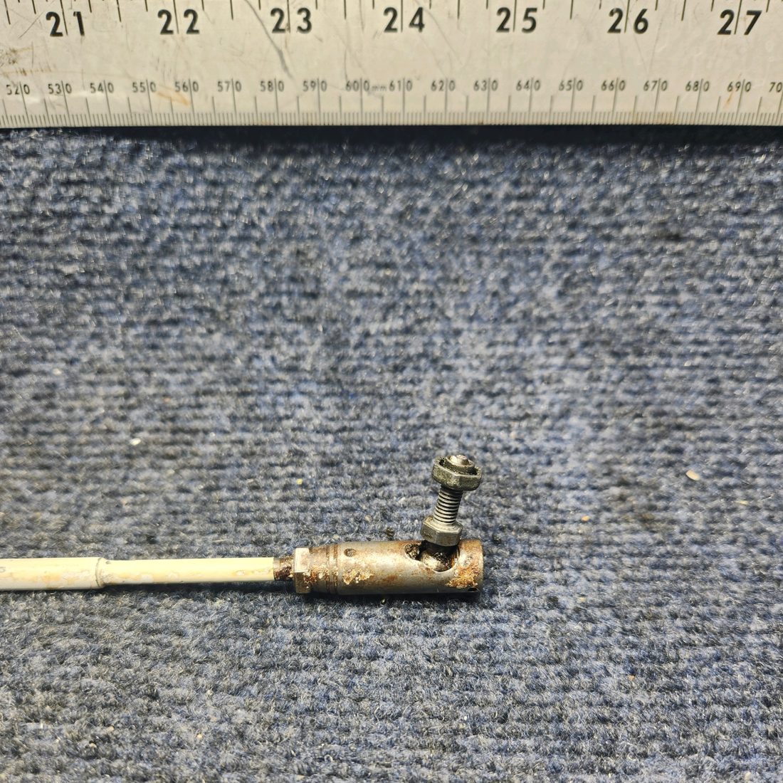 Used aircraft parts for sale, 35-825191-7 Beechcraft F33A NOSE GEAR DOOR ROD ASSEMBLY RH