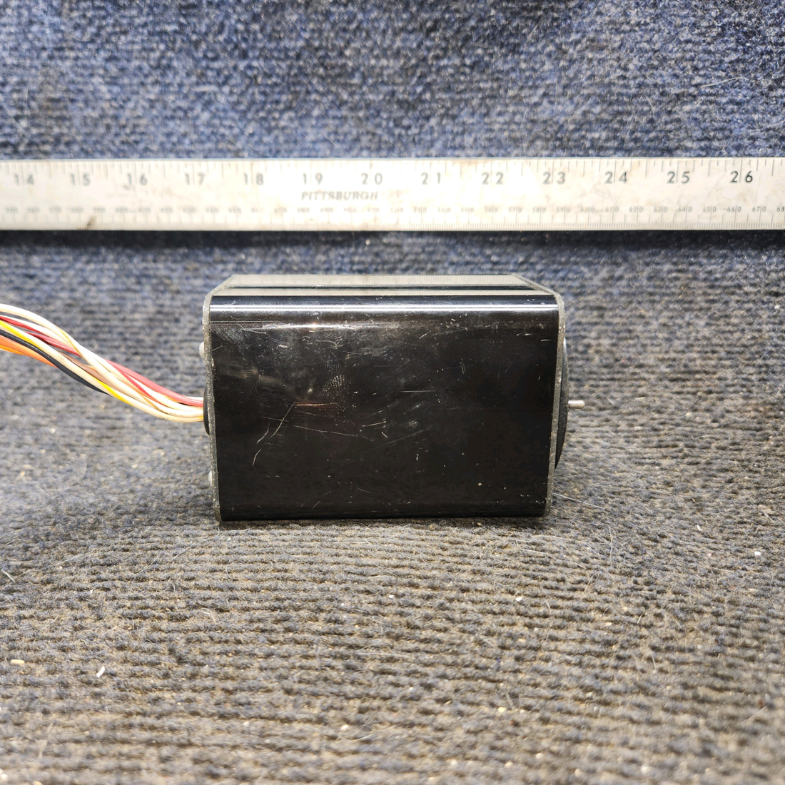 Used aircraft parts for sale, ASC-5A Electronics International piper PA-28-181 Super Clock Indicator