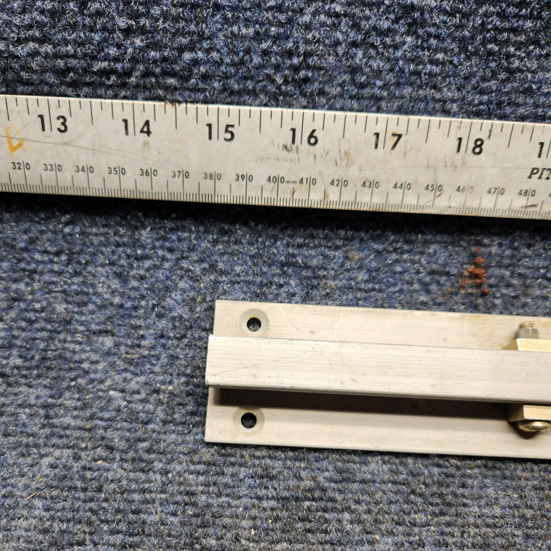 Used aircraft parts for sale, 33-534031-31 Beechcraft F33A SIDE SEAT TRACK / REAR INDBOARD OR OUTBOARD