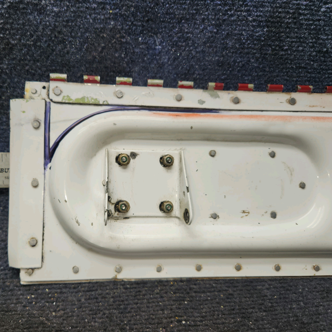 Used aircraft parts for sale, 98509-002 Piper PA32RT-300 Forward Nose Gear Door Assembly - LH