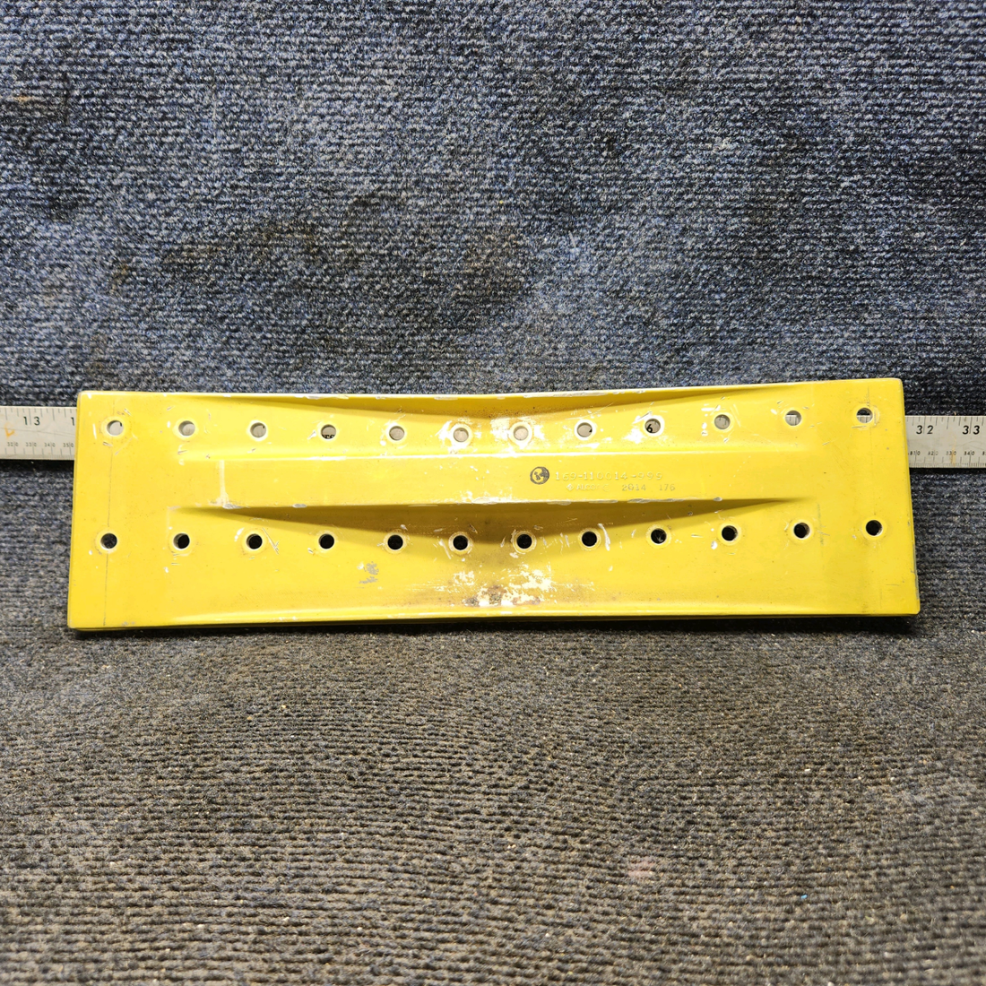 Used aircraft parts for sale, 169-110014-1 Beechcraft C23 SUNDOWNER Wing Splice Plate Upper Main Spar