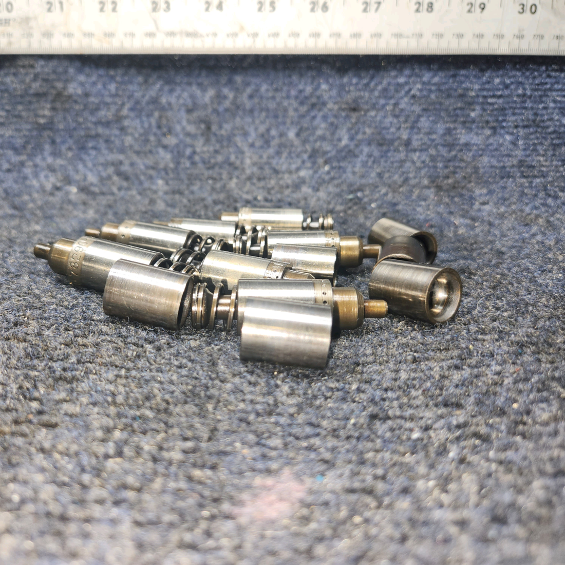 Used aircraft parts for sale, 78290, 78524 Lycoming O-320 Piper PA28-140 Hydraulic Plunger and Tap - Set of 8