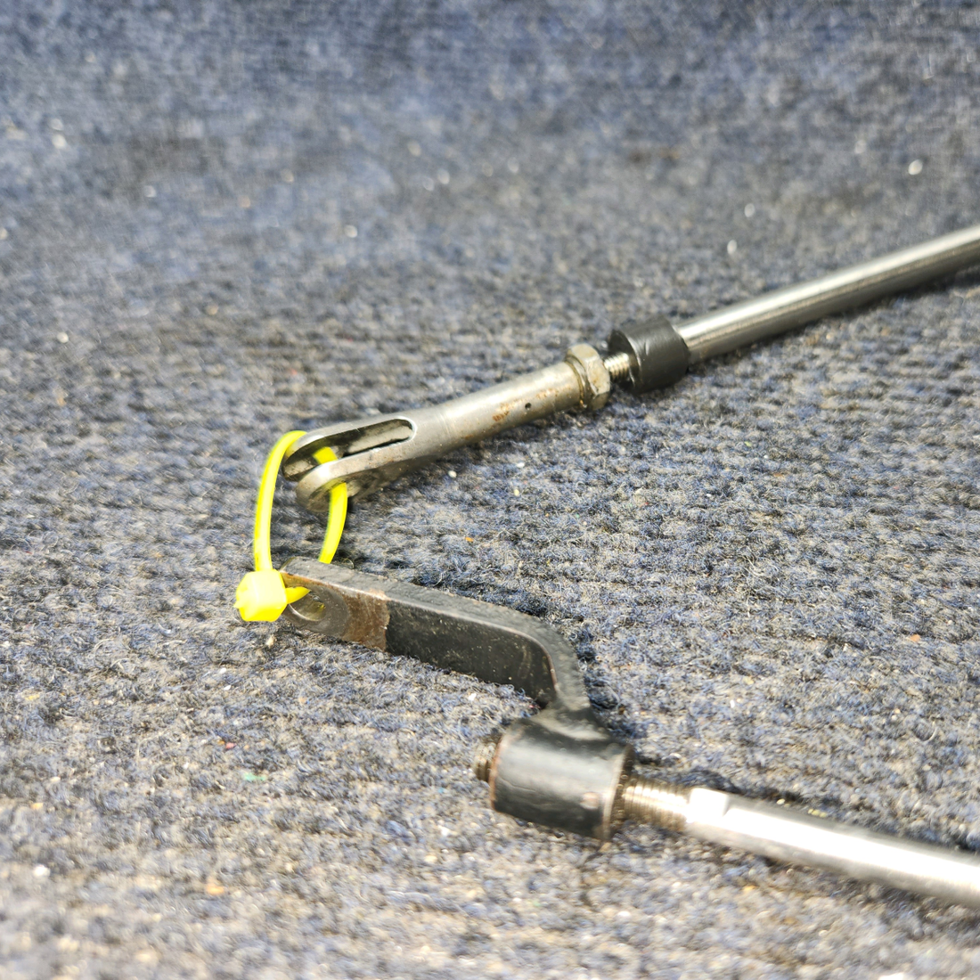 Used aircraft parts for sale, 67639-008 Piper PA28-140 Throttle Control Cable L: 44”