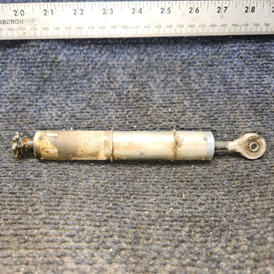 Used aircraft parts for sale, 0310293-2 Cessna 182G Elevator Trim Tab Actuator with Guard & Clamps