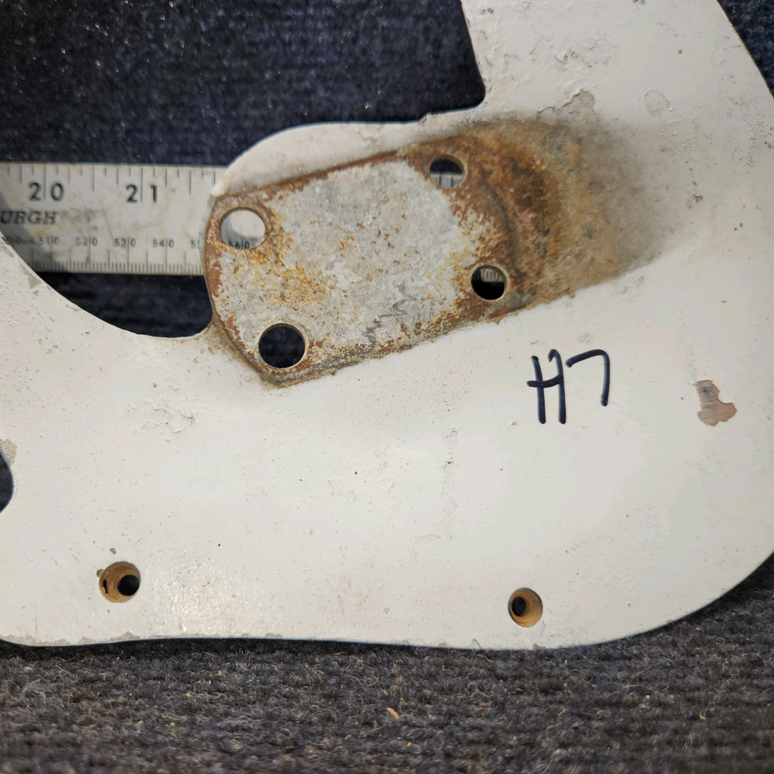 Used aircraft parts for sale, 0441143-27 Cessna C175 Main Gear Wheel Fairing Plate Assembly - LH