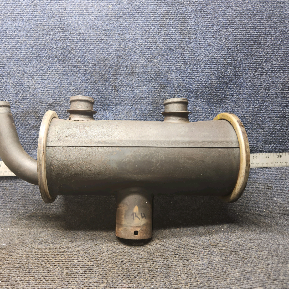 Used aircraft parts for sale, 0550176-56 Cessna 172E Exhaust Stack Assembly RH