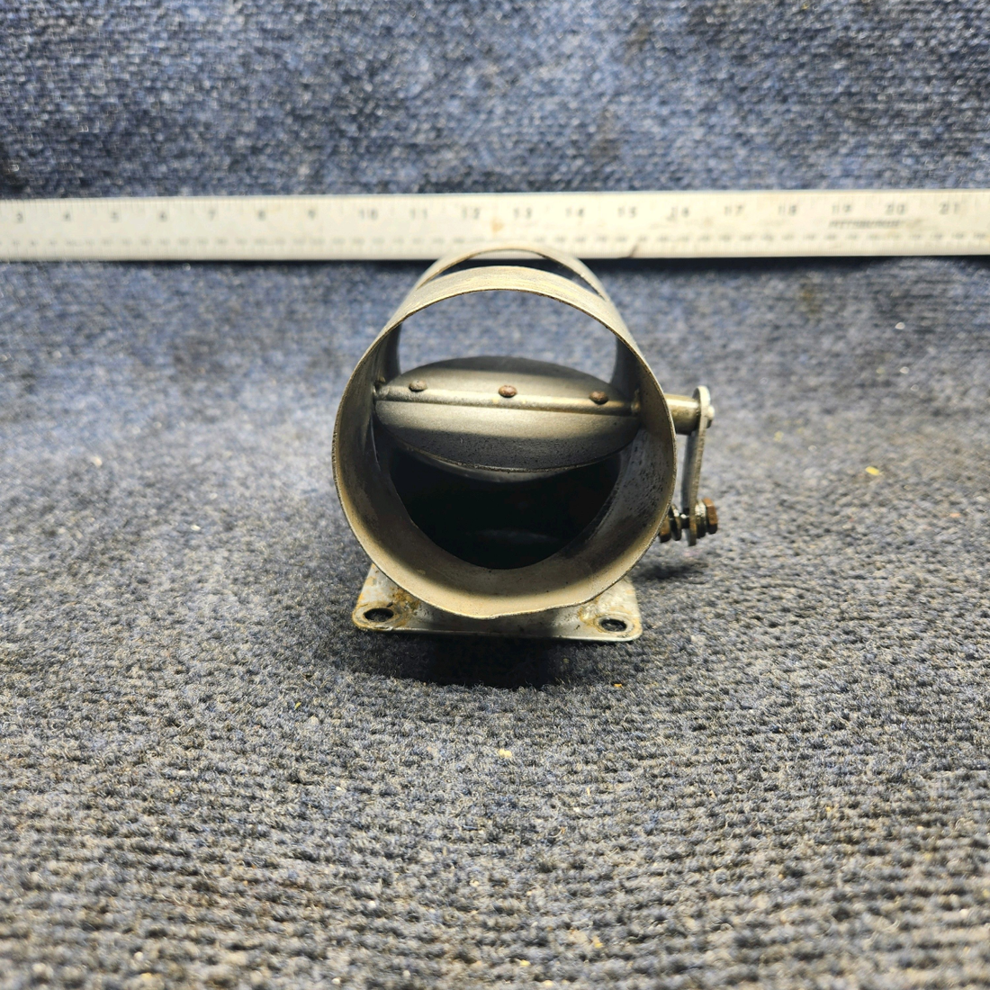 Used aircraft parts for sale, 169-910027-27 Beechcraft A23A Musketeer Custom III CABIN HEAT VALVE WELD ASSEMBLY