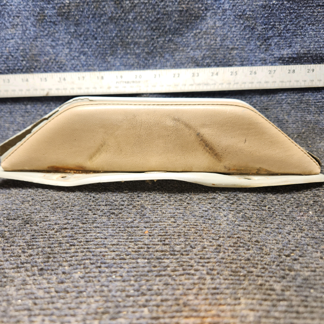 Used aircraft parts for sale, 33-534012-1, 33-534012-5, 35-534012-5 Beechcraft 35-33 Armrest Assembly – Gray/Beige