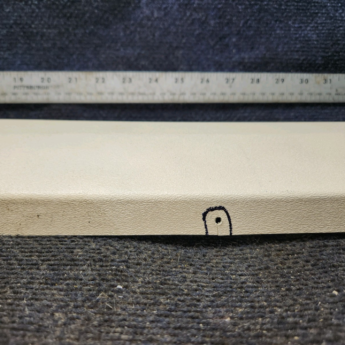 Used aircraft parts for sale, 76307-007 piper PA-28-181 Center Fresh Air Vent Duct