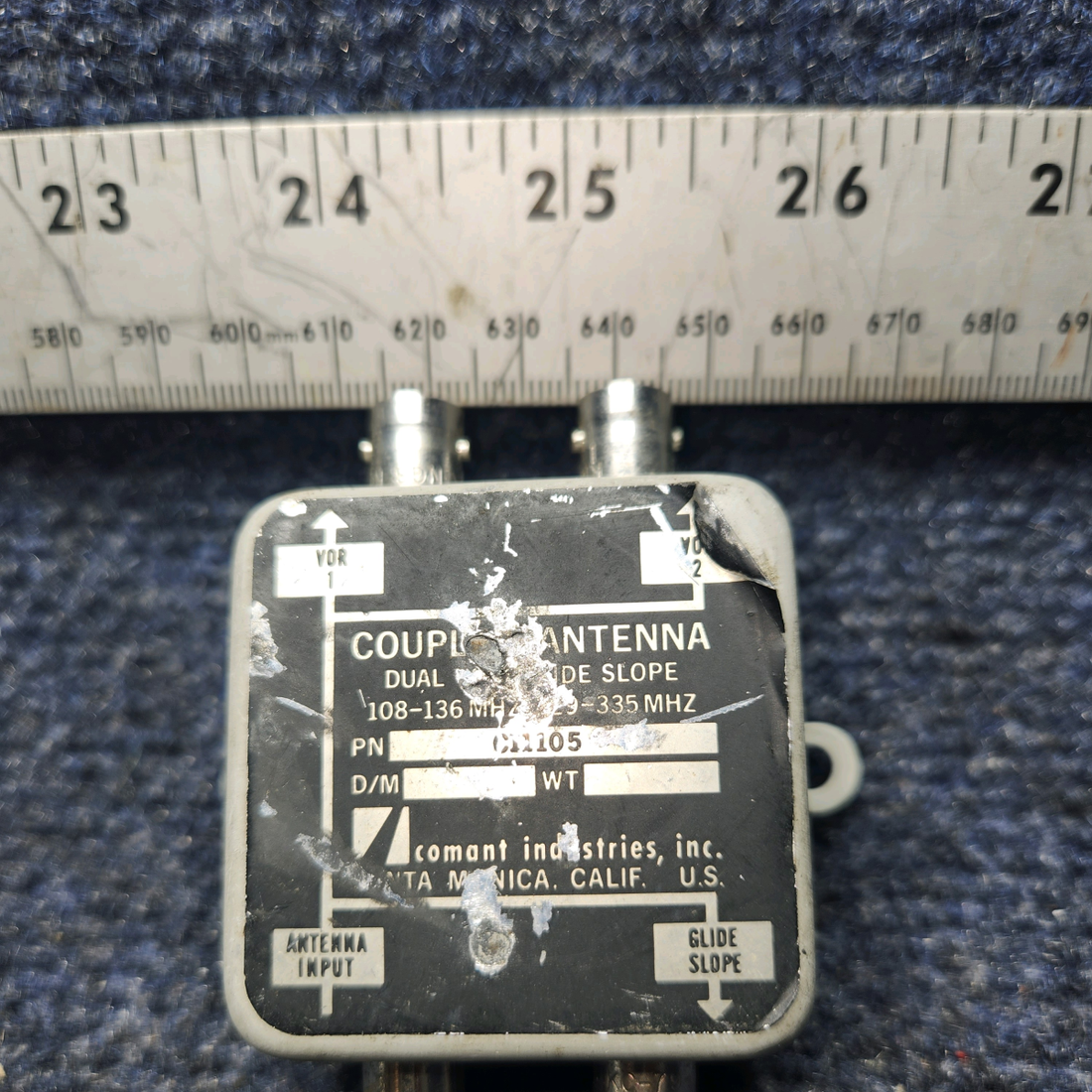 Used aircraft parts for sale, CI-1105 Cessna 182P Comant Coudler Antena