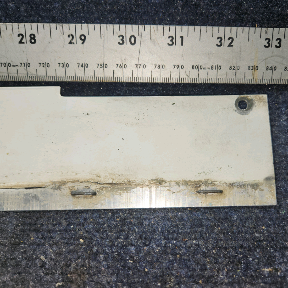 Used aircraft parts for sale, 67723-000 Piper PA28-161 Wing Access Plate Aft Assembly LH (16")