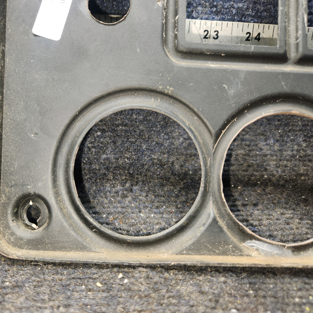 Used aircraft parts for sale, 0513319-4-418 Cessna 172 E Engine Instruments Cover Panel (Black)