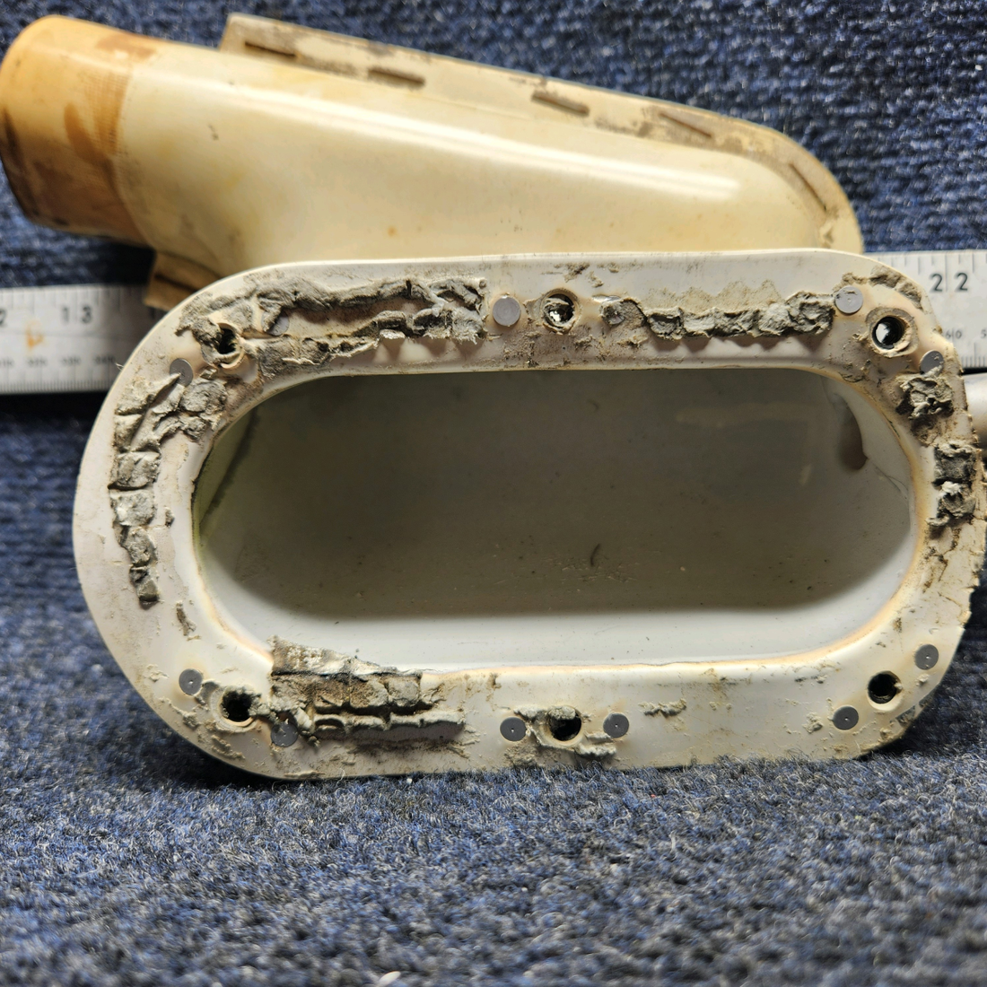 Used aircraft parts for sale, 169-554006-5 Beechcraft A23A Musketeer Custom III PLENUM INLET LH