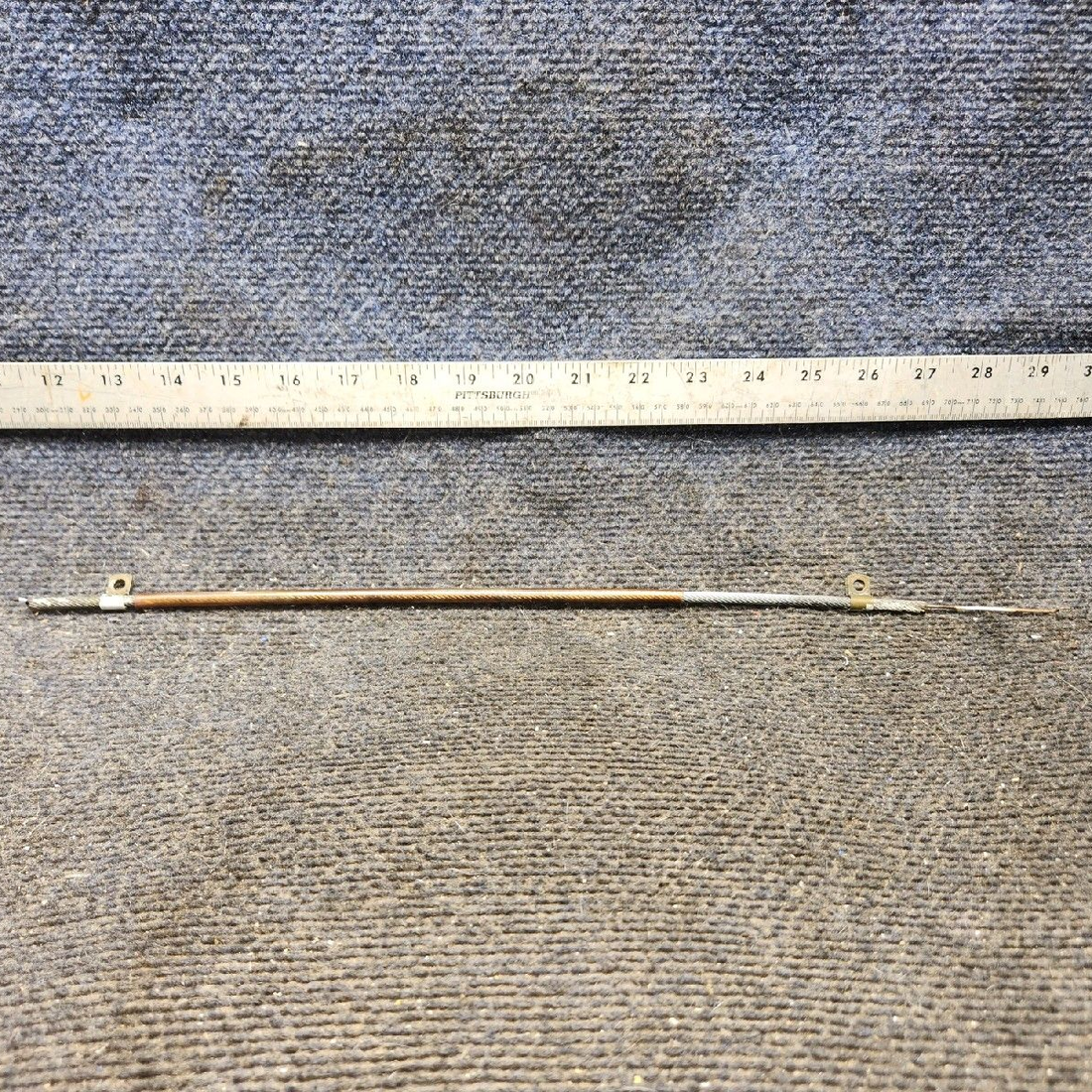 Used aircraft parts for sale, 554-144 piper PA-28-181 Defroster Valve Cable Assembly