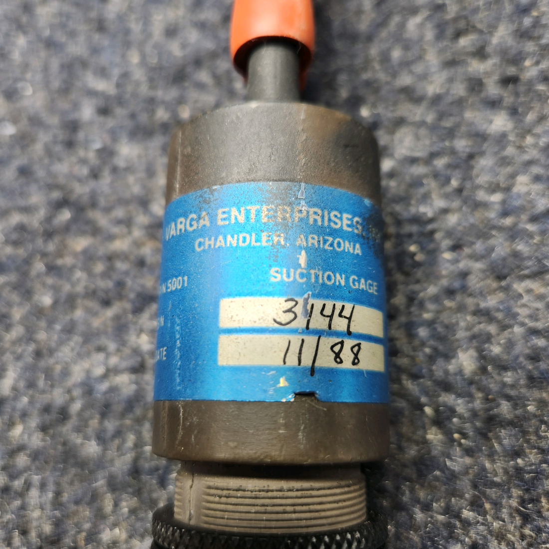 Used aircraft parts for sale, 5001 Mooney M20J VARGA ENTERPRISES SUCTION GAUGE