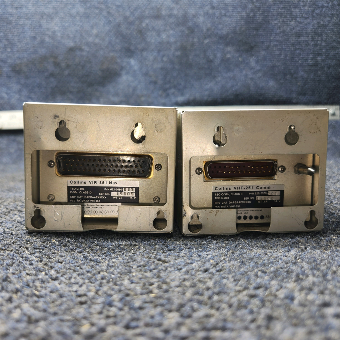 Used aircraft parts for sale, 622-2078-001 / 622-2080-011 Collins Collins Communication / Navigation Radio W/ Tray  "NO CONNECTORS"
