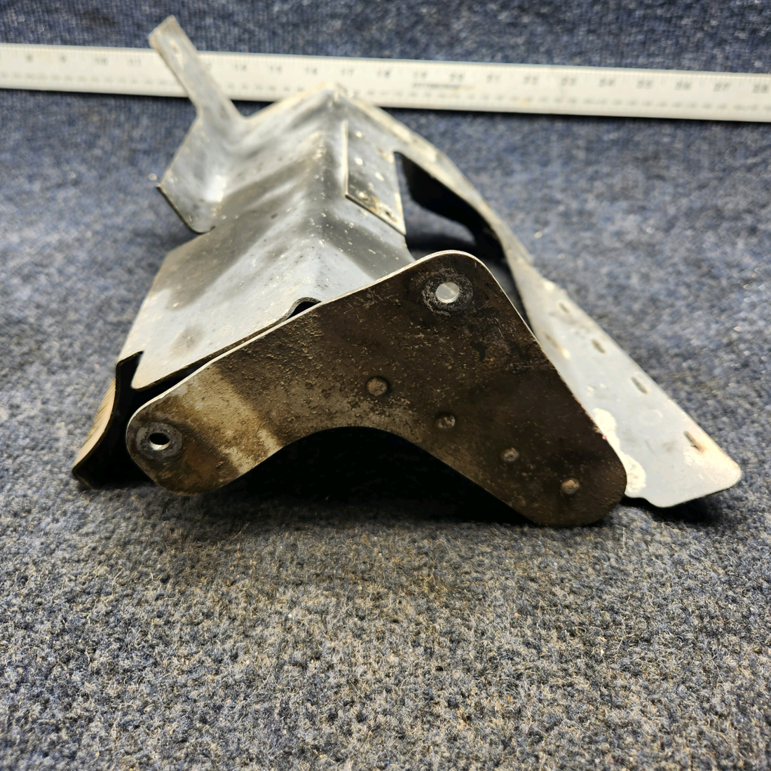 Used aircraft parts for sale, 63617-015 PIPER PA28-140 ENGINE BAFFLE ASSY LH FRONT
