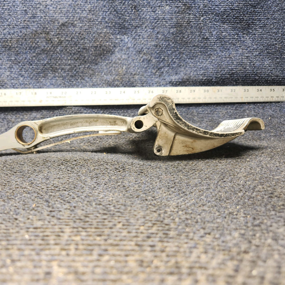 Used aircraft parts for sale, 35-524011, 35-524060-2 BEECHCRAFT F35 Rudder Pedal and Arm