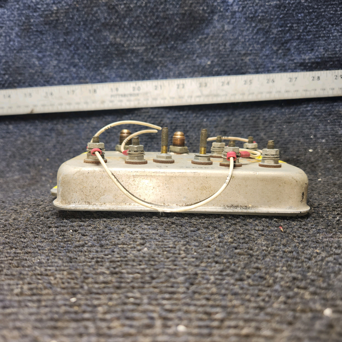 Used aircraft parts for sale, 821036, 821038, 821037 Stewart-Warner Piper PA-28-140 Instrument Cluster