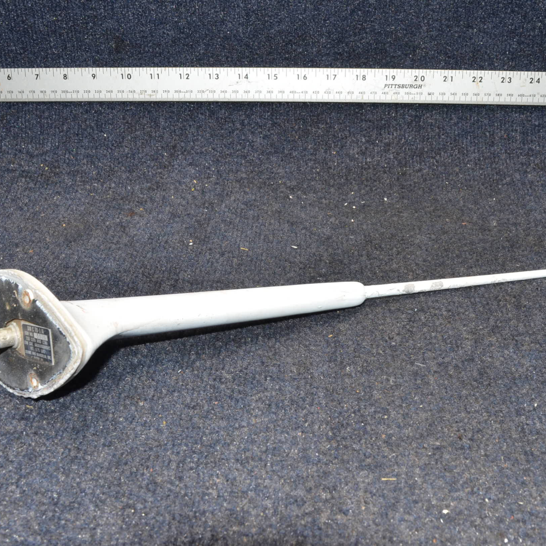 Used aircraft parts for sale, DM and Q18-3 PIPER- CESSNA-BEECH- MOONEY VARIOS ELT ANTENNA DORLE AND MARCOLIN SOLD AS A PAIR.