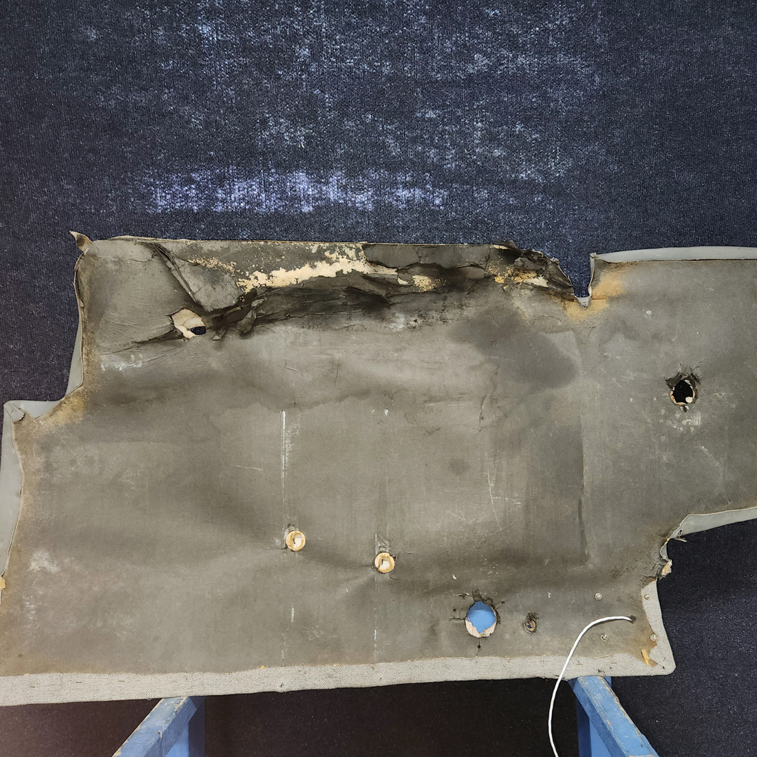 Used aircraft parts for sale, 68061-002, 99359-000, 99358-000 Piper PA-28-140 Complete Seat Upholstery Set with Most Interior Panels