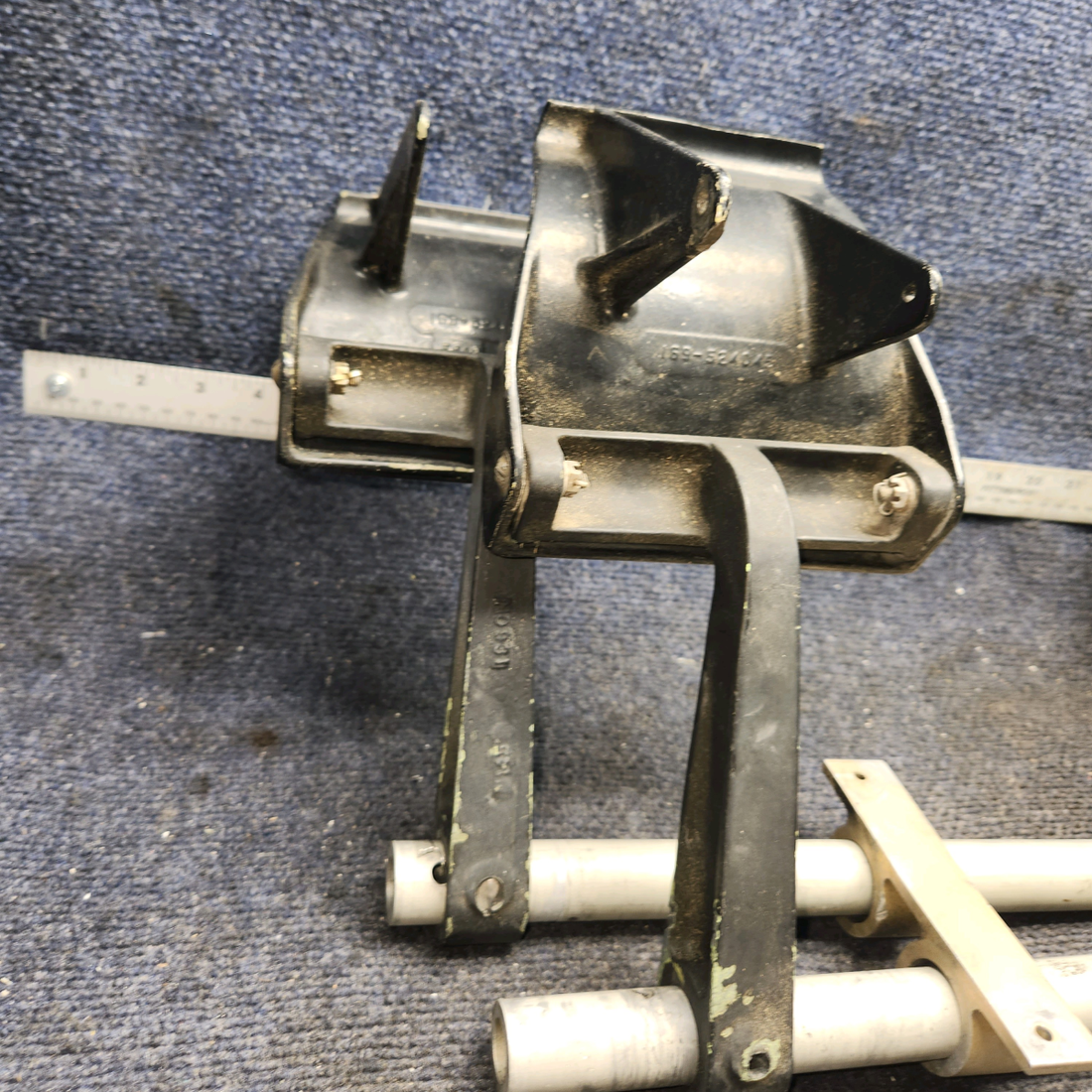 Used aircraft parts for sale, 169-524013-1 Beechcraft C23 SUNDOWNER Rudder Pedal Installation Assy