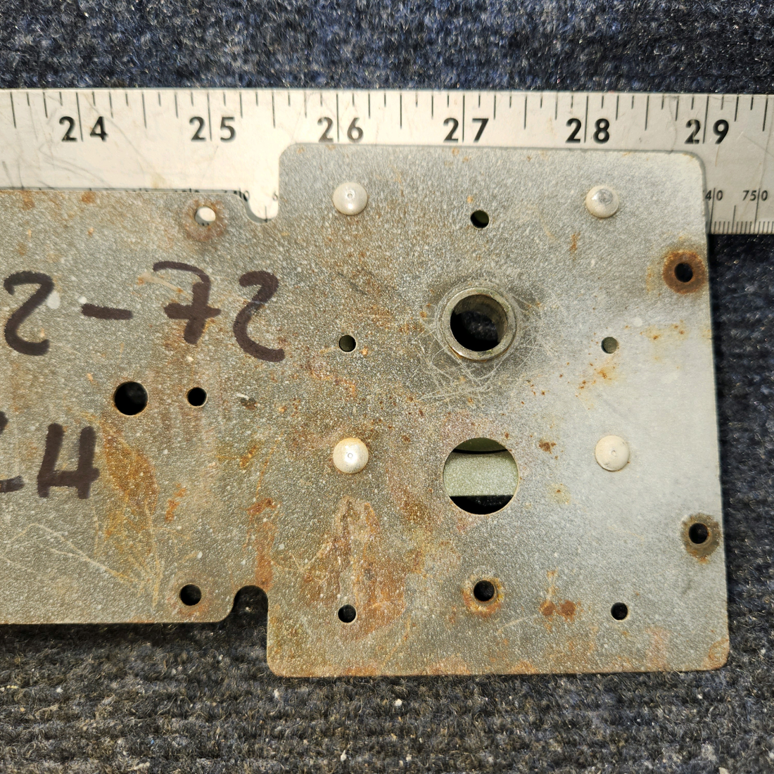 Used aircraft parts for sale, 0413387 Cessna Cabin Door  Lach Plate - LH - Price Per Each