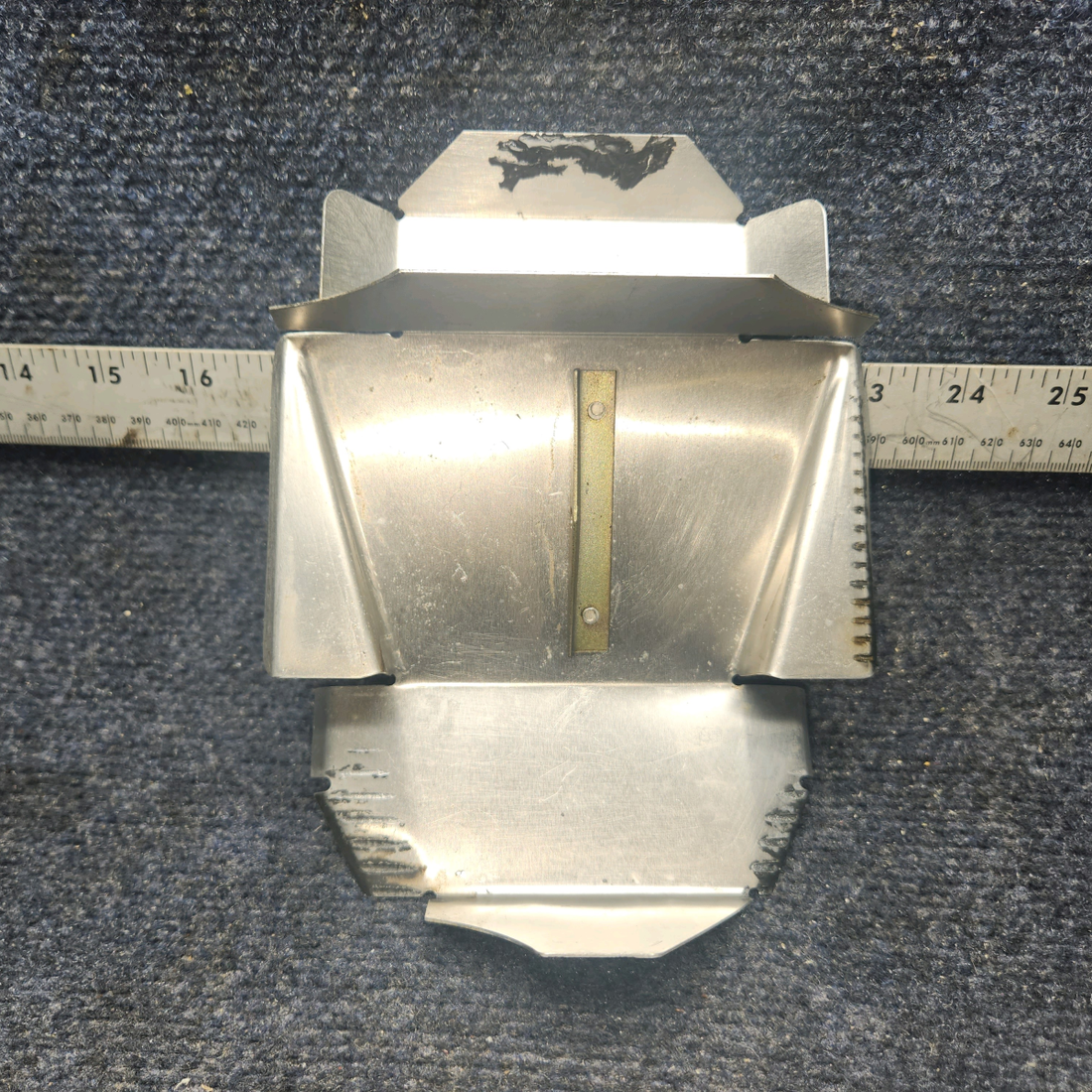 Used aircraft parts for sale, 72152 / 71611 / 71610 Lycoming O-540 PIPER PA-24-250 Intercylinder Baffele with retainer  & Hook