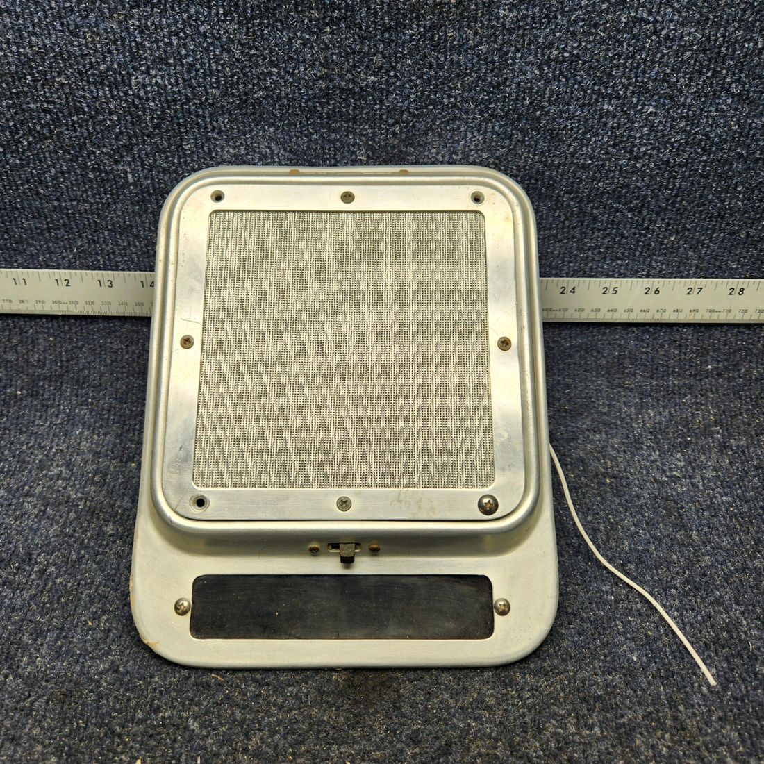 Used aircraft parts for sale, 35-344140-602 BEECHCRAFT F35 OVERHEAD DOME LIGHT FRAME / SPEAKER COVER