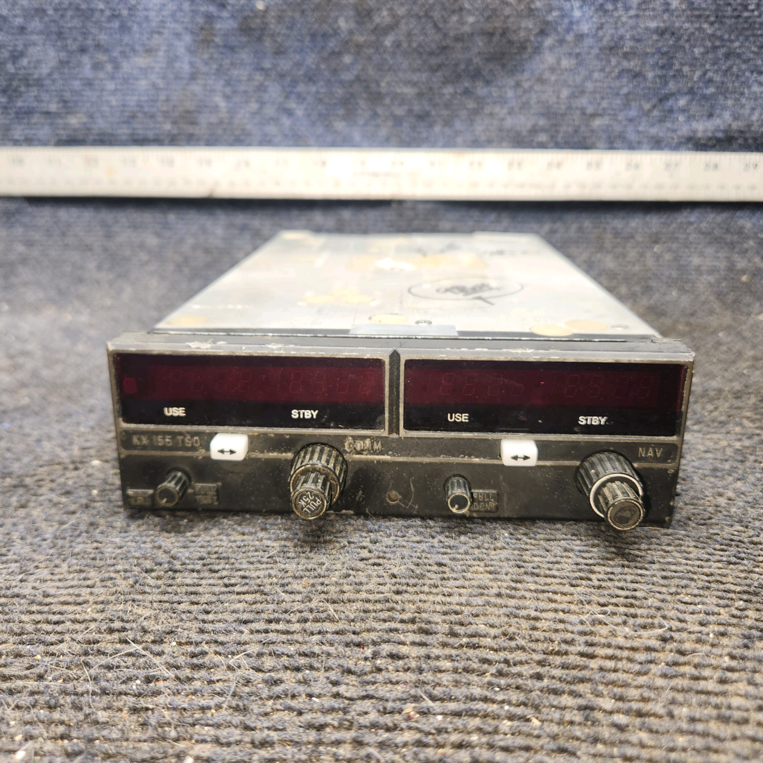 Used aircraft parts for sale, 069-1024-01 King Radio KX 155 piper PA-28-181 NAV/COMM Glideslope 14V w/ Tray & Wiring