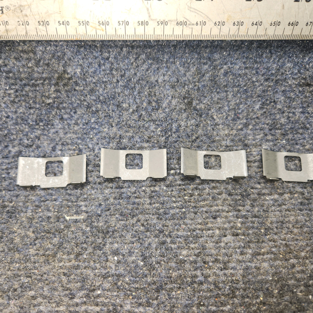 Used aircraft parts for sale, 9520675 Goodyear Cessna 120/140/170/early 172-182 Goodyear Aircraft Brake Clip Set of 4