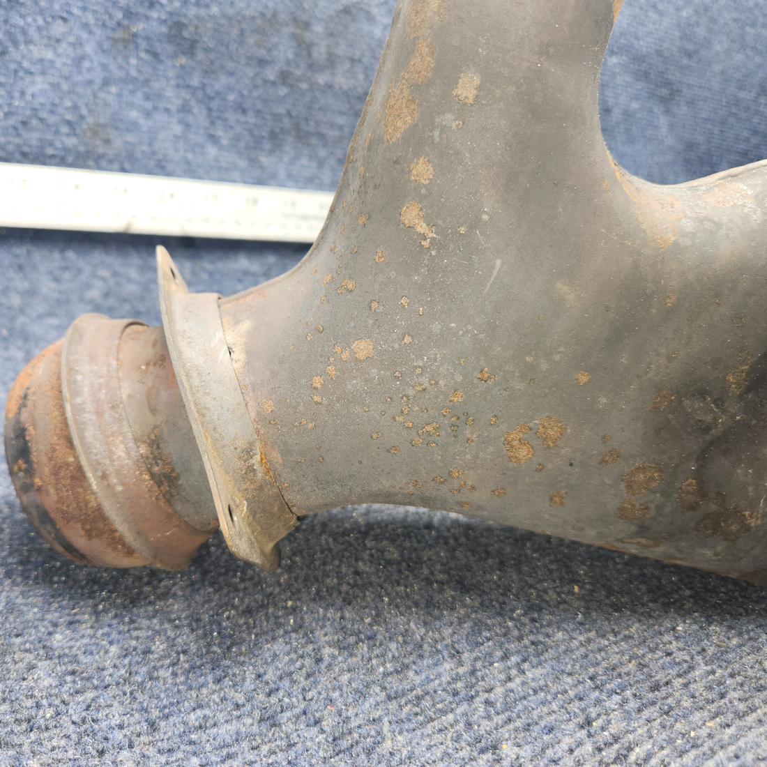 Used aircraft parts for sale, 2454000-14/ 2454000-11 Cessna 172RG Exhaust Collector - Riser- Crossover