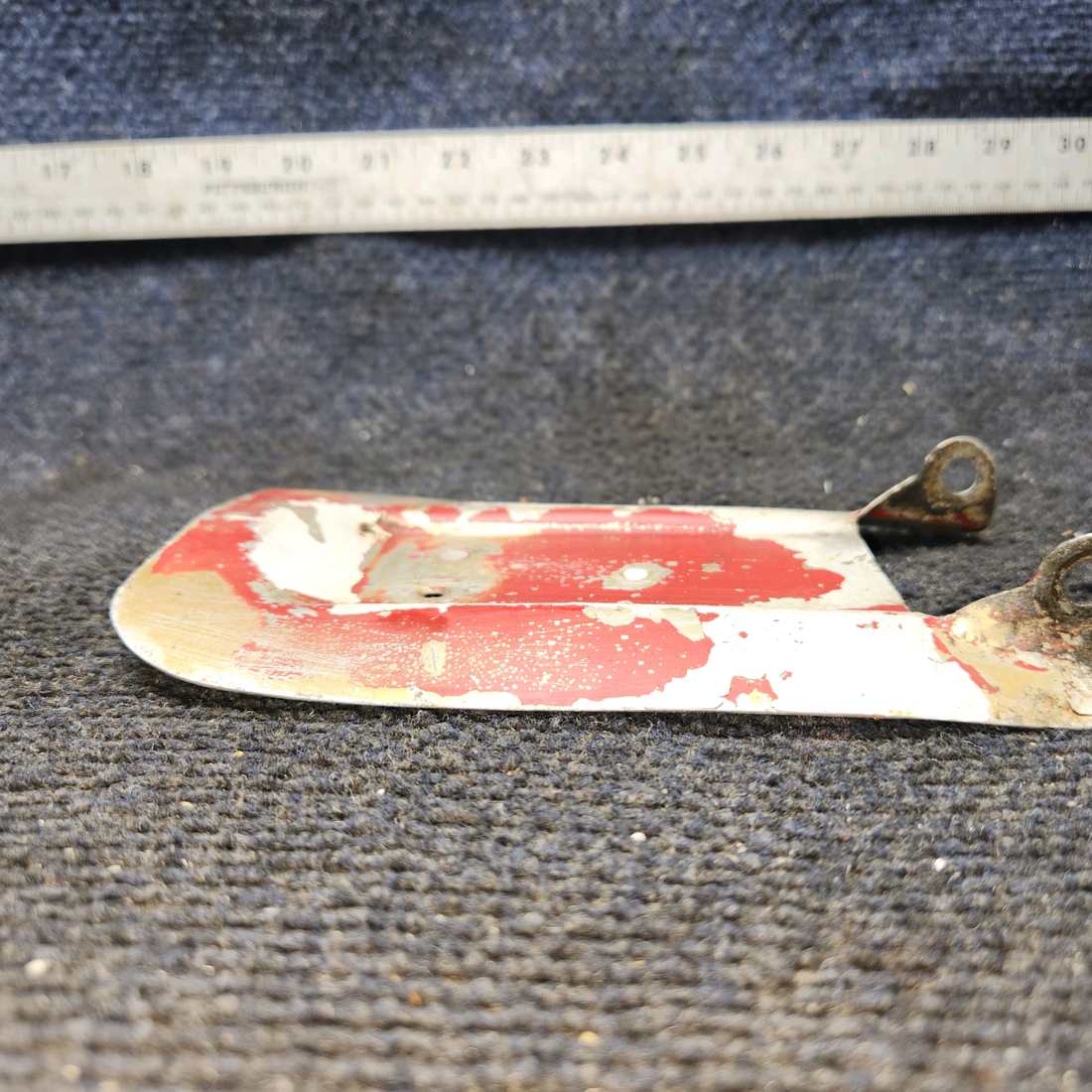 Used aircraft parts for sale, 1243616-1 Cessna 172F Nose Wheel Pant Cover Plate