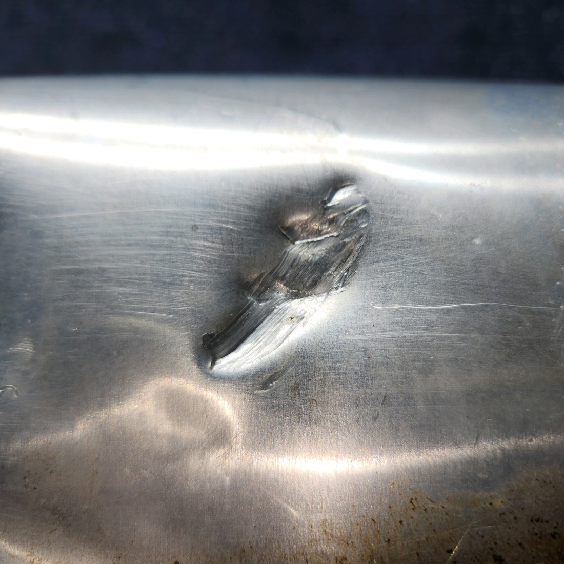 Used aircraft parts for sale, 66704-002 Piper PA28-140 Muffler Shroud- Has dents