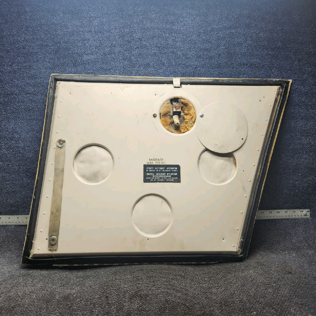 Used aircraft parts for sale, 66793-018 piper PA-28-181 Baggage Door Assembly w/ Lock & Latch